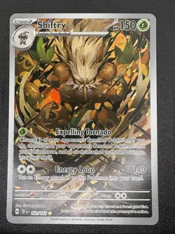 Shiftry TEF 163/162 IR Temporal Forces Illustration Rare Card Pokemon TCG NM - Image 1