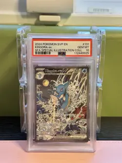 Kingdra ex 131 SVP Promo Shrouded Fable Scarlet & Violet Pokemon PSA 10 Gem Mint - Image 1