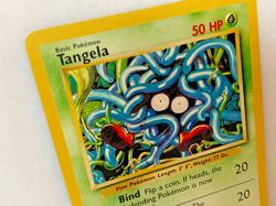 Tangela Base Set Pokemon Card 66/102 4th Print Rare UK Version 1999-2000 - Image 3
