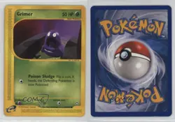 Grimer Pokemon e-Card Series Aquapolis #79 2002 0l4h - Image 3
