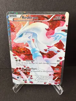 Reshiram RC22/RC25 Full Art Legendary Treasures Radiant Collection, Pokemon Card - Image 1