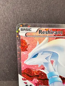 Reshiram RC22/RC25 Full Art Legendary Treasures Radiant Collection, Pokemon Card - Image 2