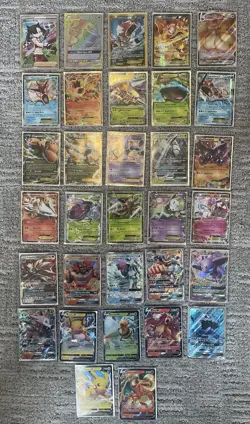 Pokemon GX EX Card Collection Lot 37 Rare Holo Cards - Image 1