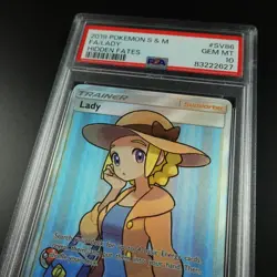 PSA 10 Lady SV86/SV94 Trainer Hidden Fates Holo Graded Pokemon Card - Image 2