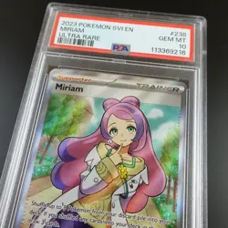 PSA 10 Miriam 238/198 Scarlet Violet Trainer Holo Pokemon Card Gem Mint - Image 2