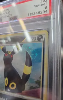 2011 POKEMON CALL OF LEGENDS UMBREON #22 HOLO PSA 8 Mint #113346294 (SWIRL) - Image 3