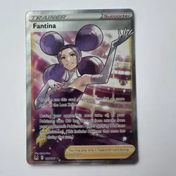 Fantina 191/196 Lost Origin LP Full Art Ultra Rare Holofoil Pokemon TCG - Image 1