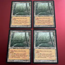 MTG Magic the Gathering Tinder Farm (329/356) Invasion LP Lot Of 4 Cards 4X - Image 1