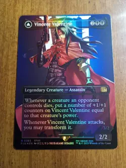 2025 MTG - VINCENT VALENTINE - (Borderless)(FOIL) - Final Fantasy - MINT - Image 1