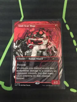 MTG Magic The Gathering Soul-Scar Mage SLD 2039 Rare Red Wizard Commander - Image 1