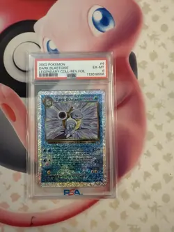 Pokemon TCG Dark Blastoise Holo Rare PSA 6 EX-MT 2002 Legendary Collection 4 - Image 1