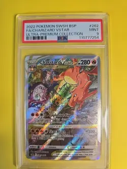 Pokemon TCG Charizard VSTAR Promo SWSH262 PSA 9 Mint Condition - Image 1