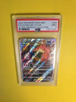 Pokemon TCG Charizard VSTAR Promo SWSH262 PSA 9 Mint Condition - Image 3