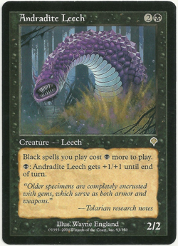 mtg magic andradite leech invasion ENGLISH Sangsue d'andradite - Image 1