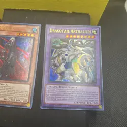 Yugioh! TCG Dracotail Arthalion Ultra Rare JUSH EN006 & K9-00 Jush EN034 - Image 3