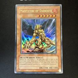 YUGIOH MANTICORE OF DARKNESS ULTRA RARE IOC-067 - Image 2