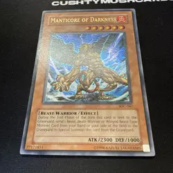 YUGIOH MANTICORE OF DARKNESS ULTRA RARE IOC-067 - Image 3