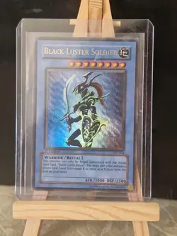 Yu-Gi-Oh! TCG Black Luster Soldier Yugi Evolution SYE-024 1st Edition Ultra Rare - Image 1