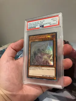 Yu-Gi-Oh Dark Magician Girl Ghost Rare 1st Edition GFP2-EN177 PSA 9 Mint - Image 2