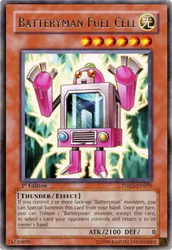 Yugioh - Batteryman Fuel Cell (Rare) (1st Edition) - TSHD-EN035 P - Image 1