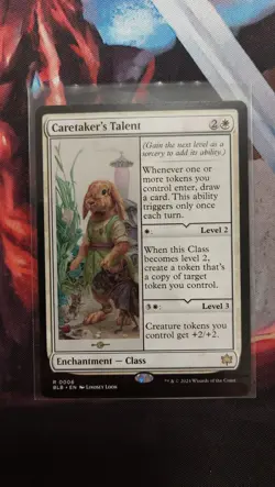 MTG magic - Caretaker's Talent - Bloomburrow - NM eng x1 - Image 1