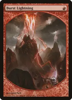 Burst Lightning - Medium Play MTG Promos: Magic Player Rewards - Image 1