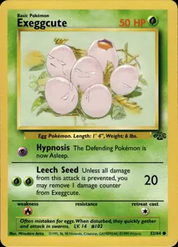 EXEGGCUTE - Jungle Set - 52/64 - Common - Pokemon Card + FAST FREE SHIPPING 🚚 - Image 1
