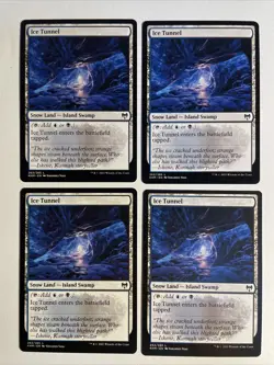 4x Mtg Kaldheim Ice Tunnel NM/M Magic Card Magic The Gathering - Image 1