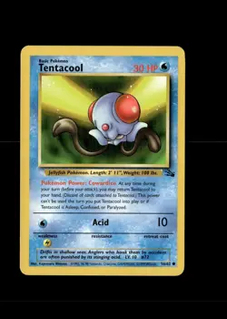 Tentacool Fossil #56/62 Common : Pokemon Card - Image 1