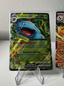 Charizard Blastoise And Venusaur Ex-Pokemon 151 Cards Pack Fresh Double-Rares - Image 2