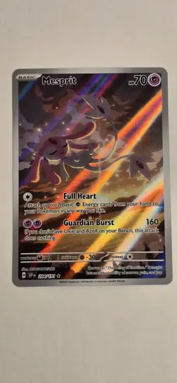 Pokemon TCG Mesprit 204/191SV08: Surging Sparks Illustration Rare Holo Card - Image 1
