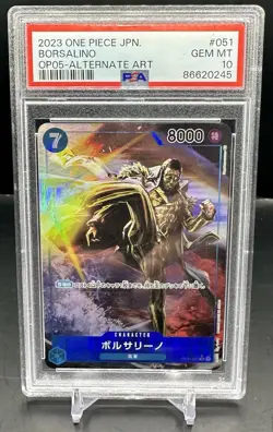 PSA 10 Borsalino OP05-051 ALT ART One Piece Card Japanese 2023 - Image 1