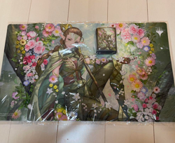 MTG Nissa, Resurgent Animist Playmat & Sleeve set New Sealed Japan official - Image 1