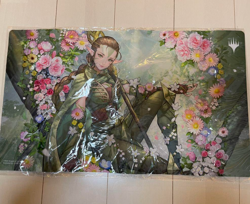 MTG Nissa, Resurgent Animist Playmat & Sleeve set New Sealed Japan official - Image 2