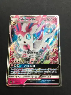 Sylveon GX 92a/145 Alt Art Guardians Rising Ultra Rare Holo Promo Pokemon Card - Image 4