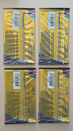 Pokemon Unified Minds Factory Sealed 3 Card Pack Complete Art Set Lot of 4 - Image 2