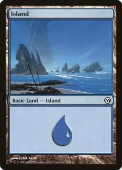 Island (99) - Light Play MTG Duels of the Planeswalkers - Image 1