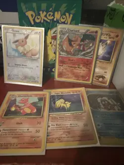 Pokemon TCG Card Lot Vintage Eevee Charizard E Reader Radiant Base Set - Image 1