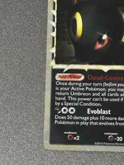Pokemon TCG Umbreon Prime 86/90 Undaunted Holo Card | Moderate Play Condition - Image 4