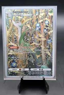 Pokemon TCG Pocket Serperior Custom HoloFoil Card With Texture - Image 1