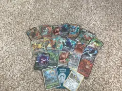 21 pokemon cards ungraded some come with cases one secret card under the mewtwo - Image 1