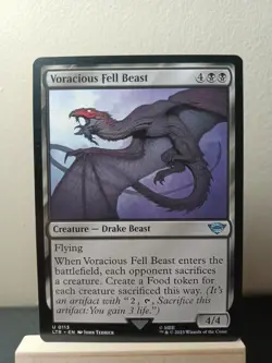 Voracious Fell Beast [LP] - Lord of the Rings: Tales of Middle-Earth - MTG LTR - Image 1