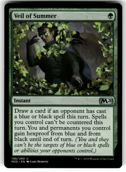 Veil of Summer 198 Core Set 2020 Magic the Gathering MTG - Image 1