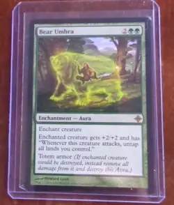 MTG Green Bear Umbra Rise of the Eldrazi Regular - Image 1