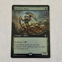 MTG Hatchery Sliver (Extended Art) RARE FOIL Commander Masters CMM #771 NM/MT+ - Image 1