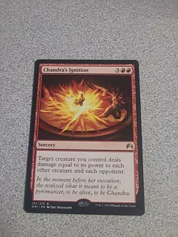 Magic The Gathering Chandra's Ignition Magic Origins Regular Lightly Played - Image 1