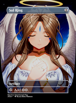 Sol Ring - Belldandy Version - MTG Anime Custom - Playtest - Image 1