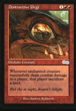 Urza's Saga #180 Destructive Urge tcg Magic_the_gathering - Image 1