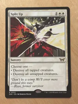 Magic the Gathering MTG Split Up Duskmourn House of Horror NM - Image 1