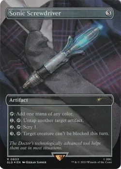 Sonic Screwdriver (0803) - Foil NM, English MTG Secret Lair Drop Series - Image 1